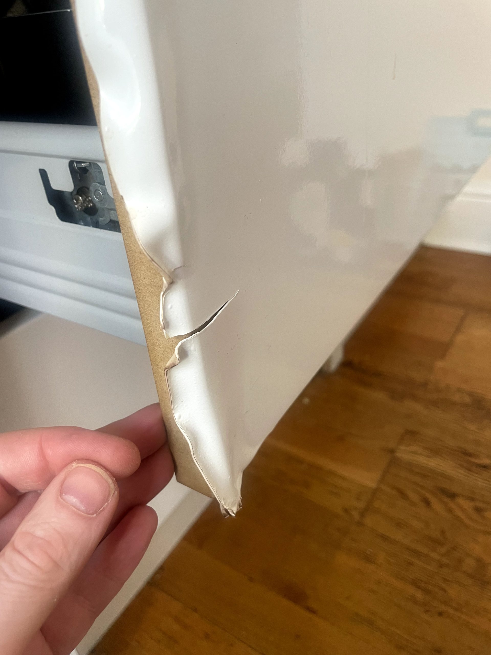 Damaged Laminate Repair Example